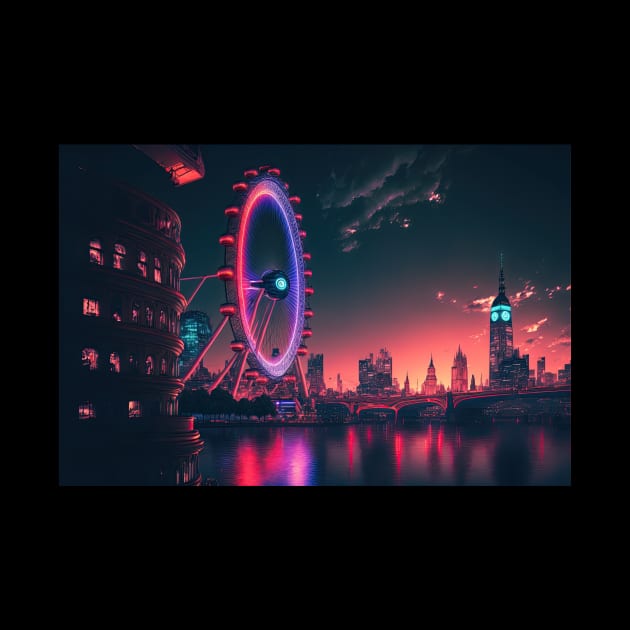 London eye Cyberpunk style by Art8085