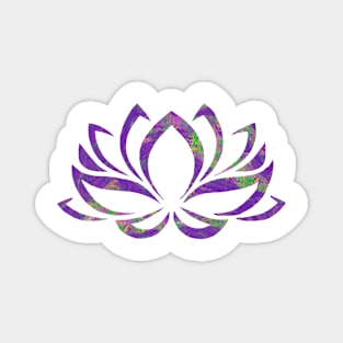 Lotus Bloom (Tie Dye Pattern) Magnet