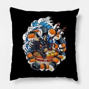 Ramen Dragon - Sushi and Noodle Fantasy Pillow