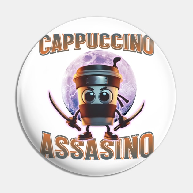Cappuccino Assassino Hoodie - Italienisches Meme Pullover Mit Samurai Design