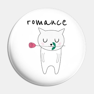 Cat romance Pin