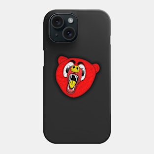 Comic Bear (Red and Yellow) Phone Case