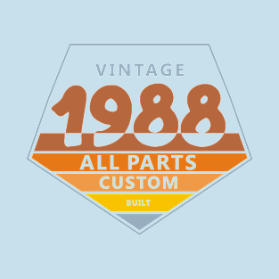 32nd Birthday T-Shirt - Vintage 1988 T-Shirt