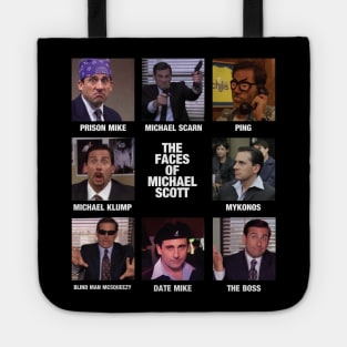 The Faces of Michael Scott - The Office Shirt Tote