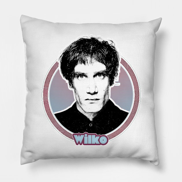 Wilko Johnson /// Retro Style Fan Art Design Pillow by DankFutura