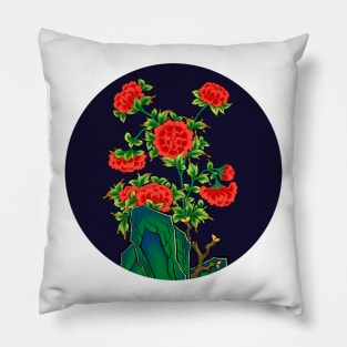 Minhwa: Peonies E Type Pillow