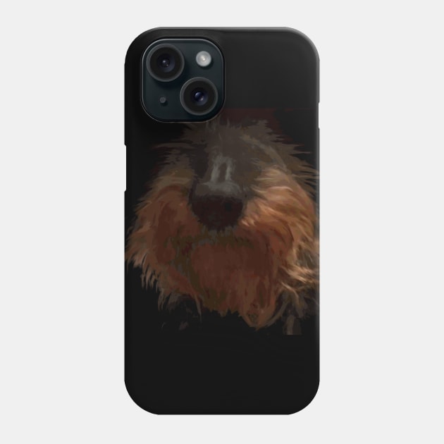 Dachshund snout Phone Case by Pirino