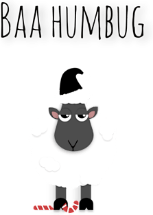 'Baa Humbug' Magnet