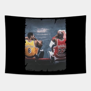 BASKETBALLART - BROTHER GOAT Tapestry