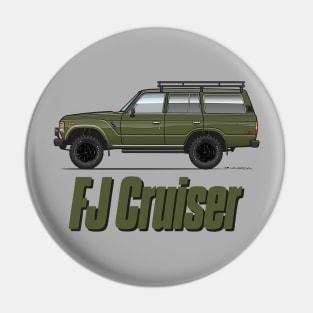 Cruiser-Olive Pin