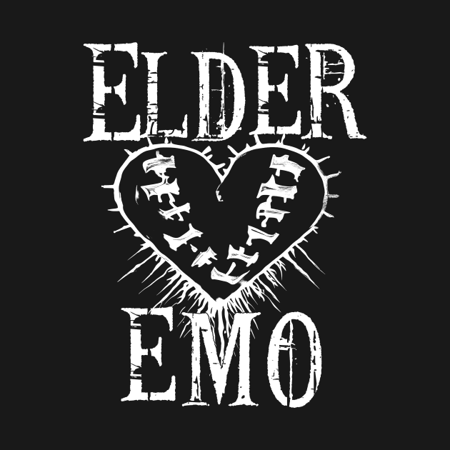 Elder Emo. Alternative Scene, Old Emo Kids Valentine Heart by HalfCat