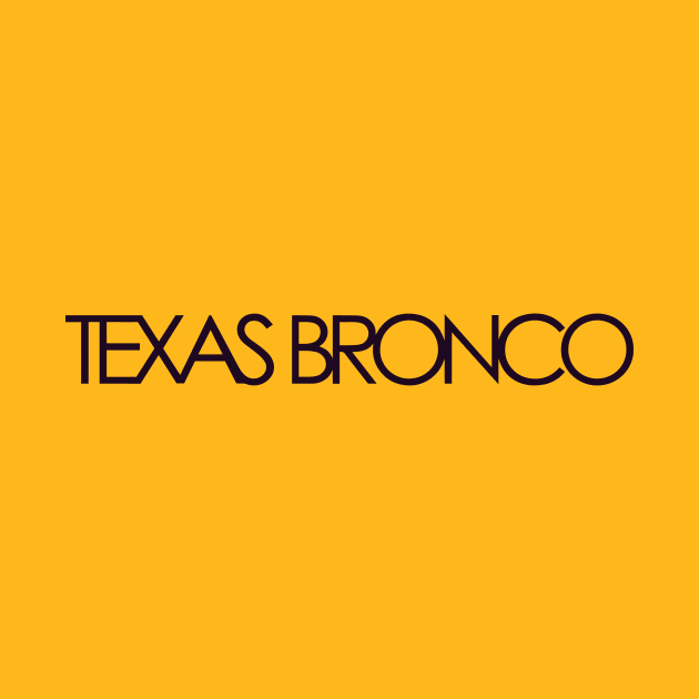 Texas Bronco by DDSeudonym