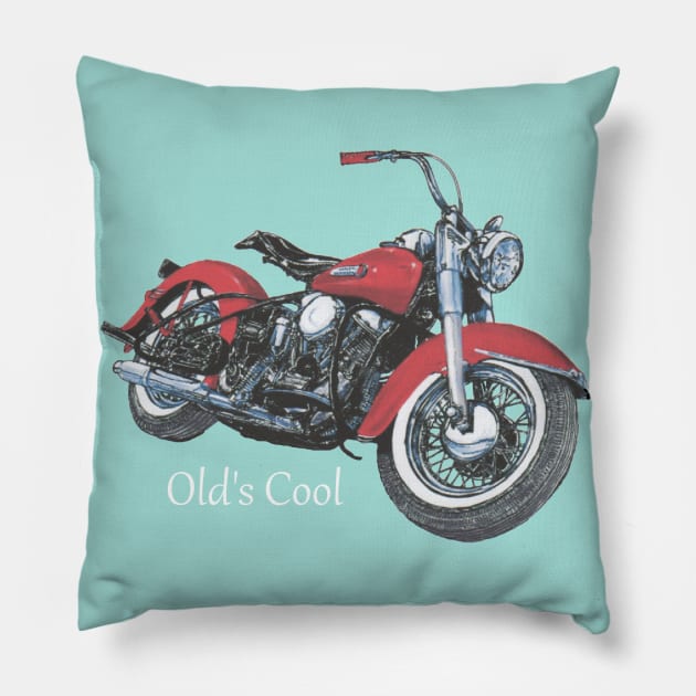 Red Hydra Pillow by motomessage