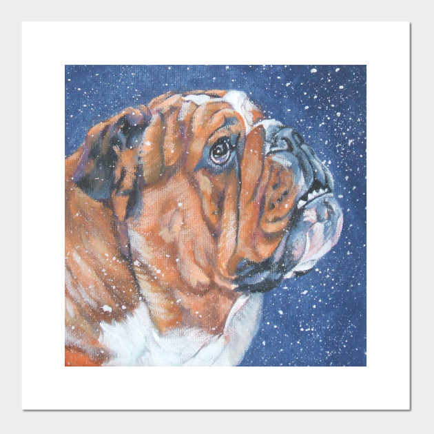 English Bulldog Fine Art Painting English Bulldog Posters And
