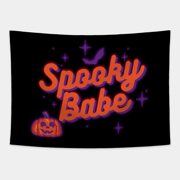 Spooky Babe Ever Tapestry by Milochka