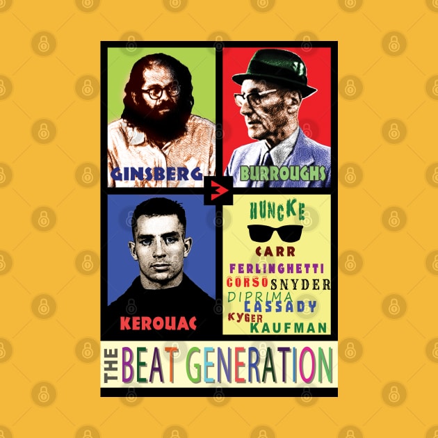 Ginsberg, Burroughs, Kerouac, and the Beat Generation by Exile Kings 