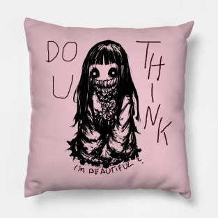 Kuchisake-onna, Japanese Yokai Horror Legend Pillow