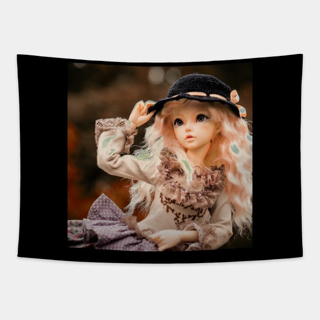 Funny doll Tapestry by daengdesign66