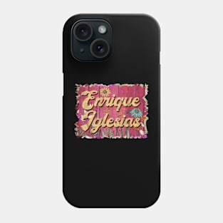 Classic Iglesias Personalized Flowers Proud Name Phone Case