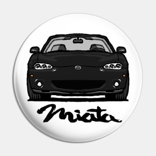 MX5 Miata NB2 Black Pin