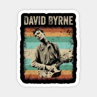 Retro Vintage David Byrne Magnet