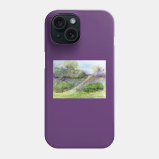 Afternoon Shade Watercolour Landscape 02 Phone Case