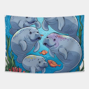 Manatees Tapestry