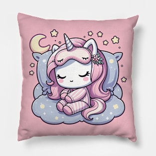 Sleeping unicorn Pillow