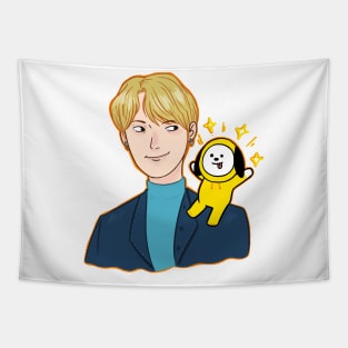 BTS Jimin and Chimmy Tapestry