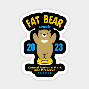 Fat Bear Week 2023 Original Aesthetic Tribute 〶 Magnet