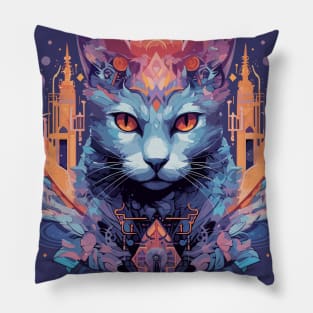 Evil cat Pillow