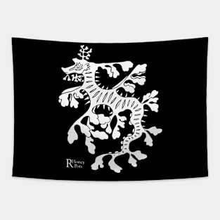 Leafy Seadragon (white line) Tapestry