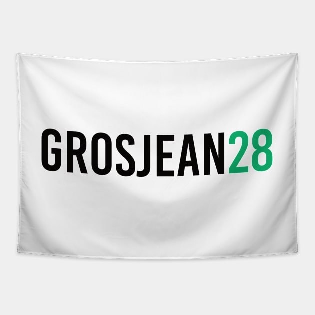 Romain Grosjean 28 Tapestry by GreazyL