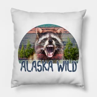 alaska wild t-shirt Pillow