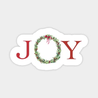 Joy Christmas sign Magnet