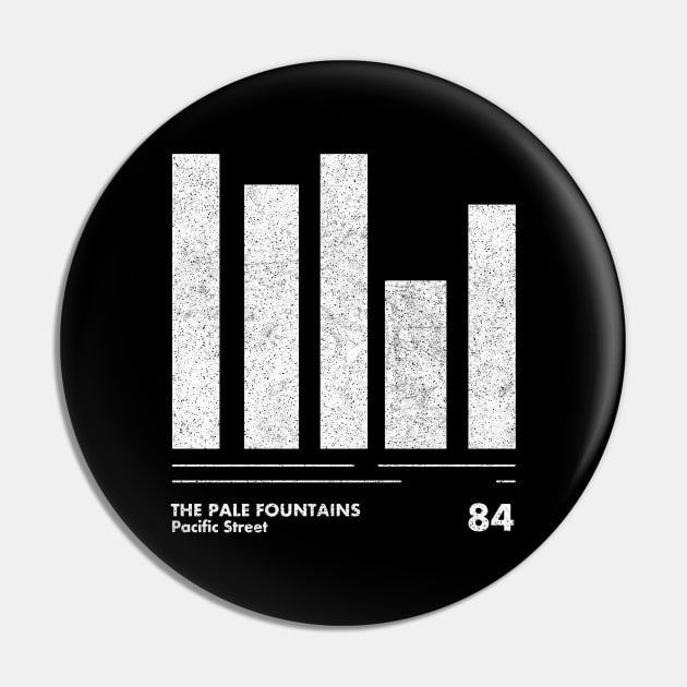 The Pale Fountains / Minimal Graphic Design Tribute Pin by saudade