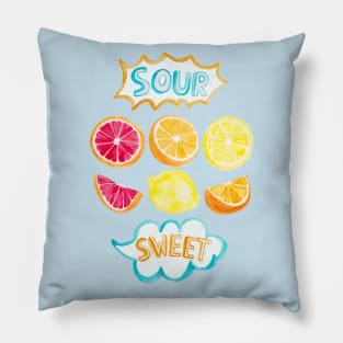 Citrus Pop Art Pillow