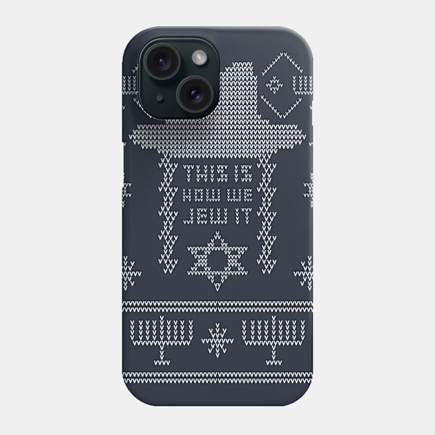 Ugly Sweater, This is How We Jew It Phone Case by SillyShirts