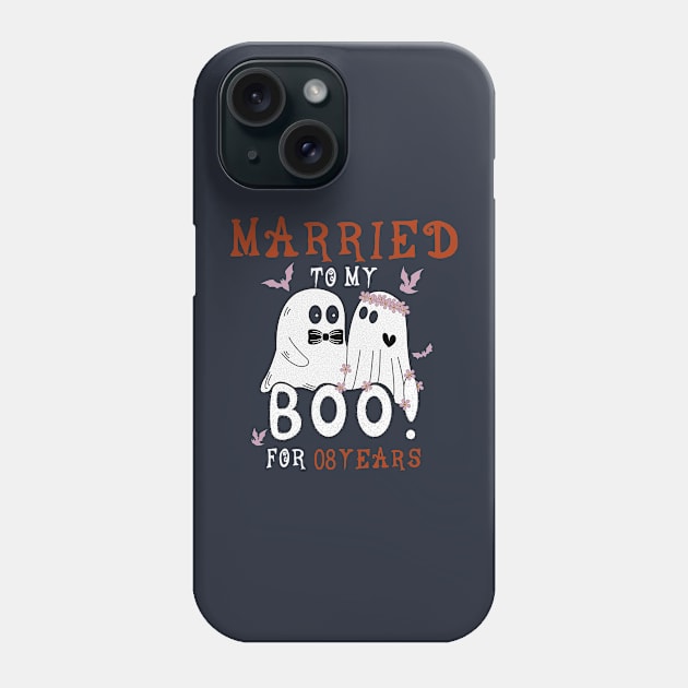 Funny 8th Wedding Anniversary October 8th Anniversary Phone Case by YOUNESS98