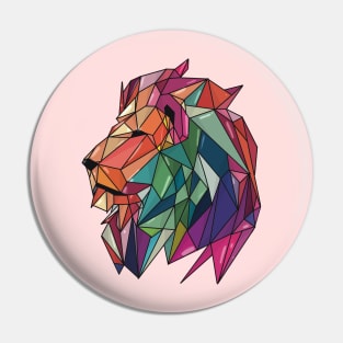 Lion Polygonal Pin