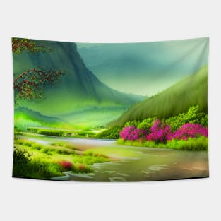 Magical Mountains Tapestry