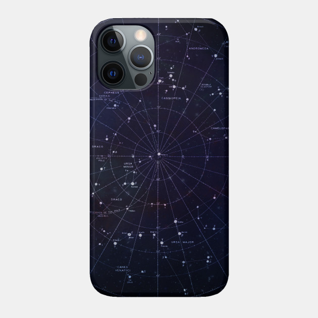 Astrology Constellation Galaxy Pattern Tapestry - Galaxy - Phone Case