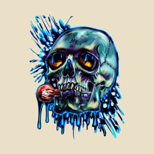 Drippy Sucker Skull T-Shirt