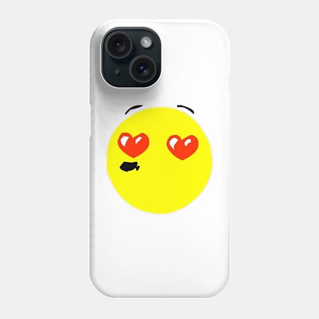 Heart Eyes Phone Case by edwardecho