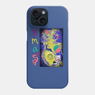 Christmas Blue Royal Phone Case