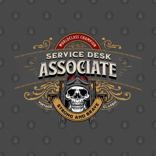 Disover Service Desk Associate - Worldclass Champion Design - Service Desk Associate - T-Shirt