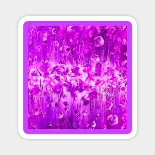 Shades of Purple Abstract Magnet