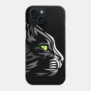 Tribal cat face Phone Case