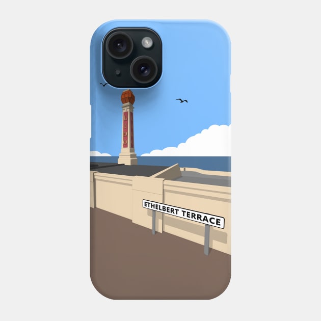 Cliftonville Lido, Margate Phone Case by adam@adamdorman.com