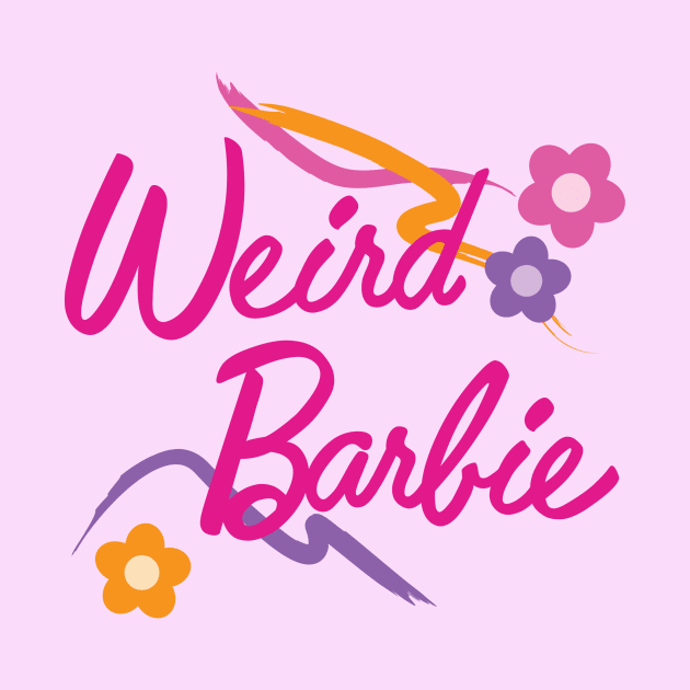 Weird Barbie Floral by Emsimonsen